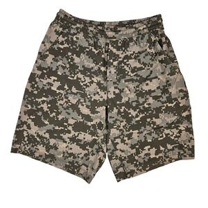 Lululemon Mens Small Green Digital Camo 9" Pace Breaker Athletic Training Shorts